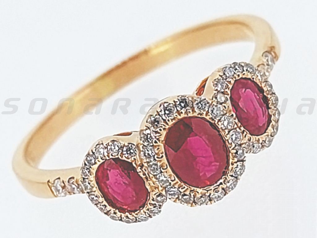 Diamond / Ruby Ring