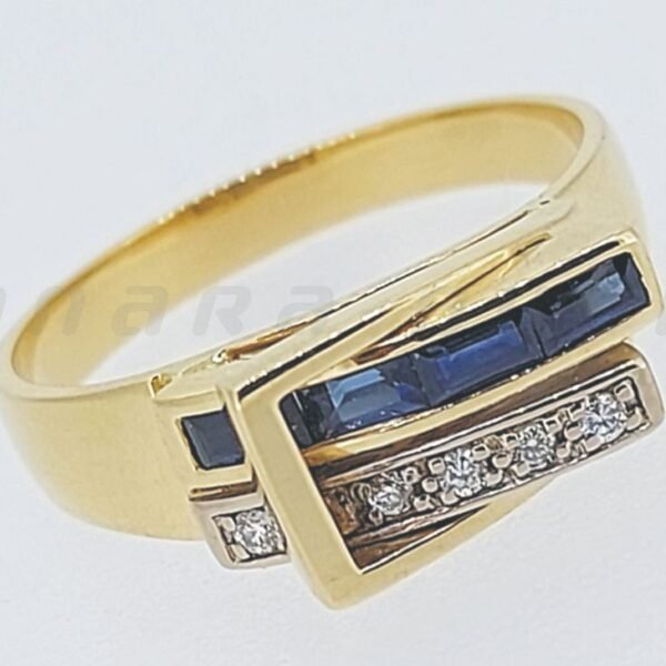 Diamond / Sapphire Ring