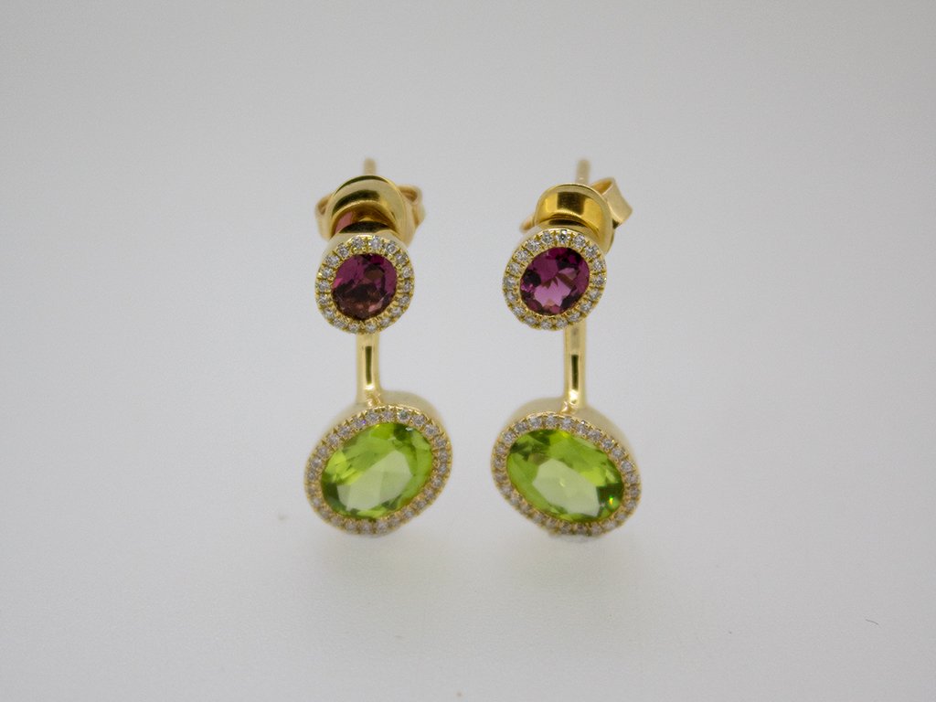 Diamond / Mix Gems Earrings