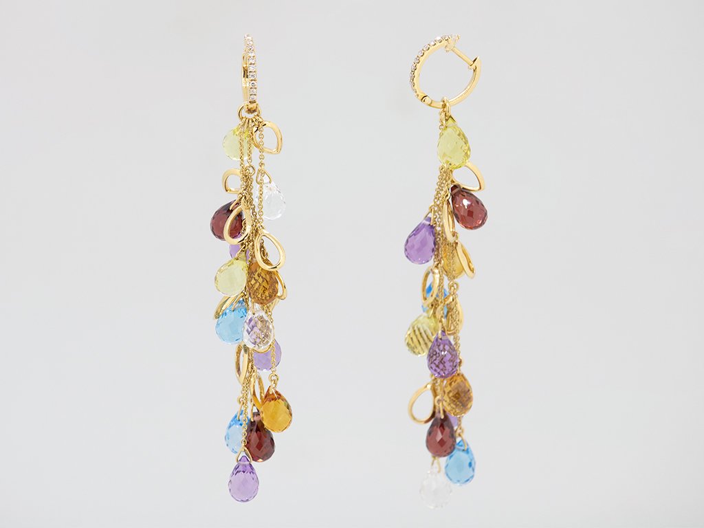 Diamond / Mix Gems Earrings