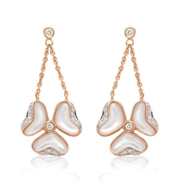 Diamond / Shell Earrings