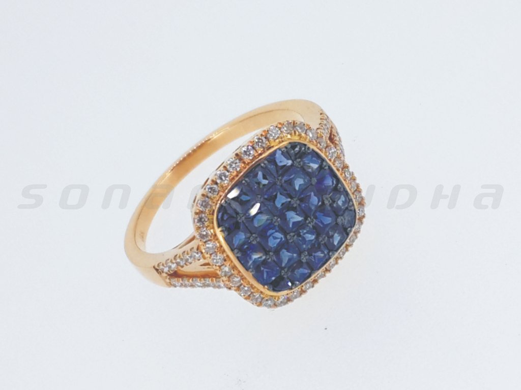 Diamond / Sapphire Ring