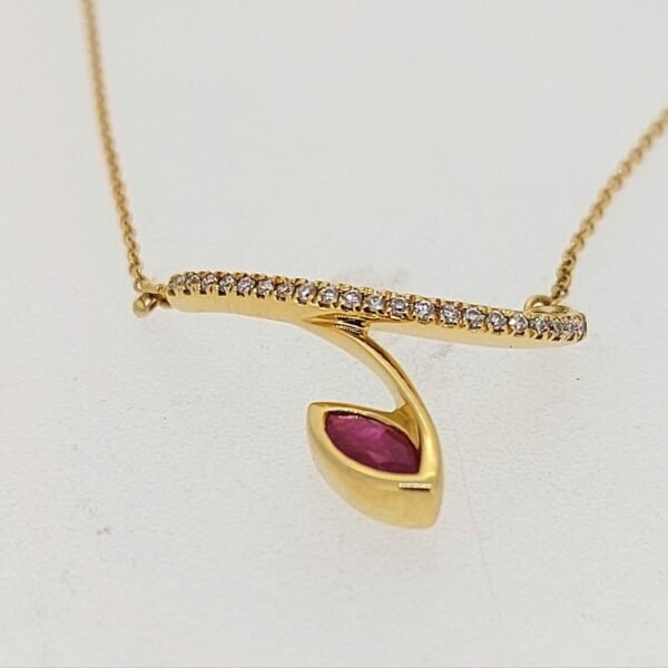 Diamond / Ruby Necklace