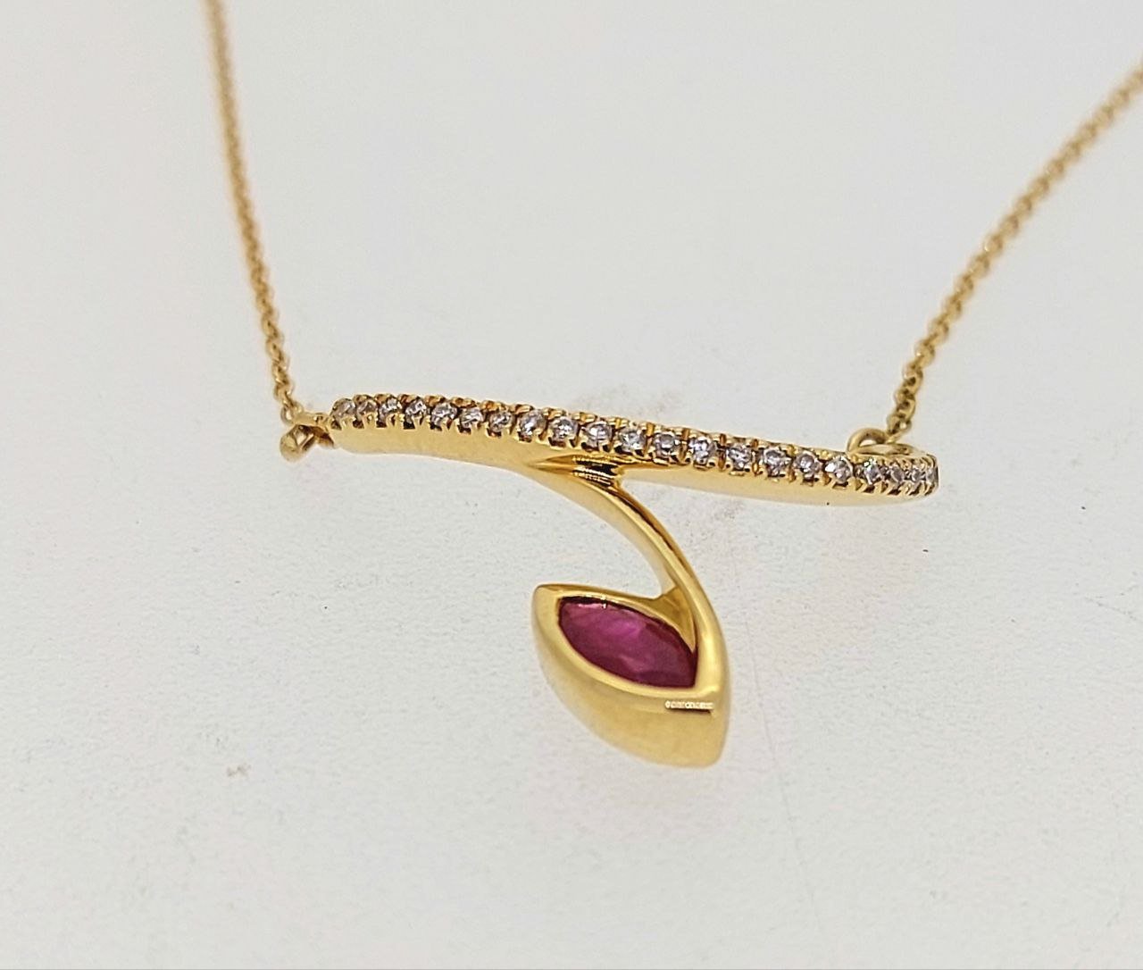 Diamond / Ruby Necklace