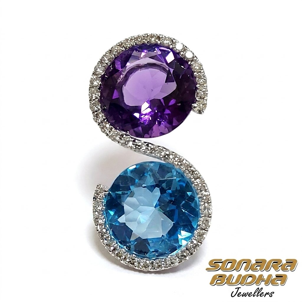 Diamond / Mix Gems Pendant