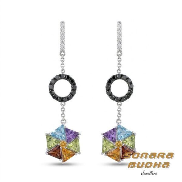 Diamond / Mix Gems Earrings
