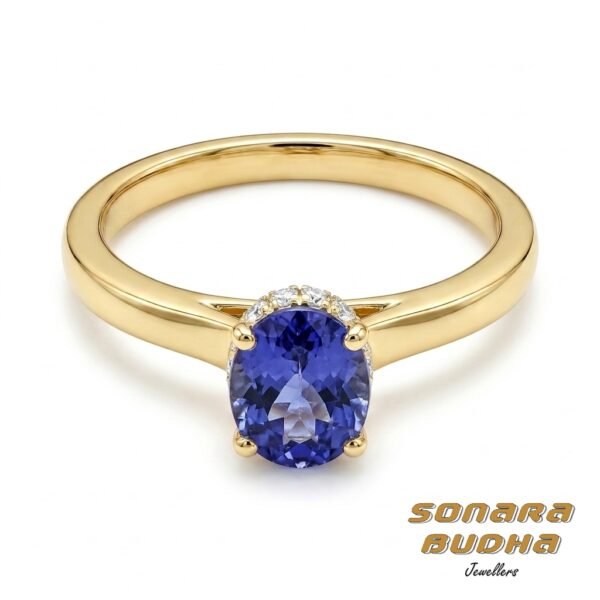 Diamond / Tanzanite Ring