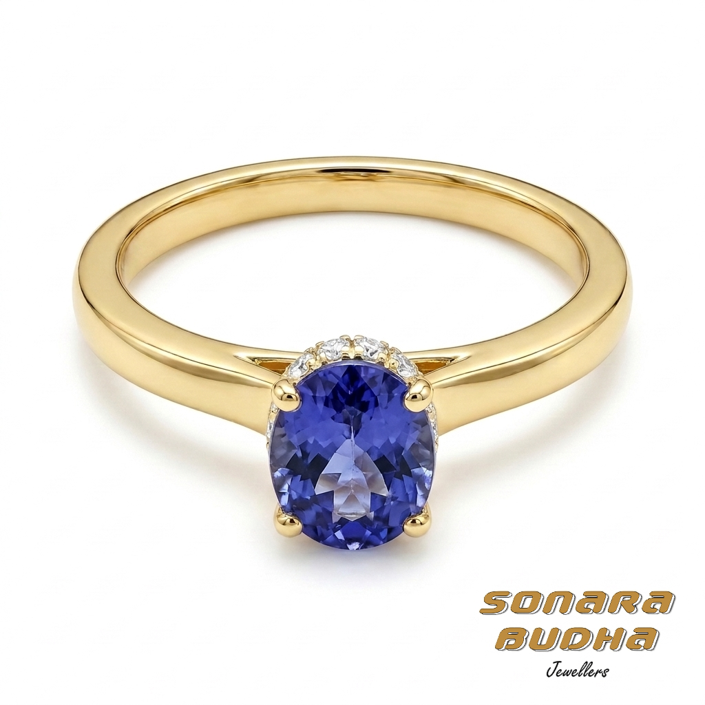 Diamond / Tanzanite Ring