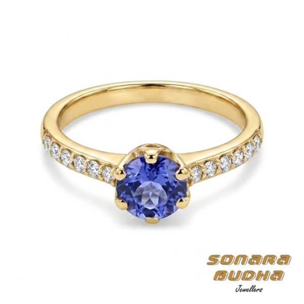 Diamond / Tanzanite Ring