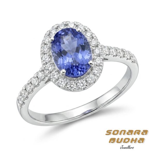 Diamond / Tanzanite Ring