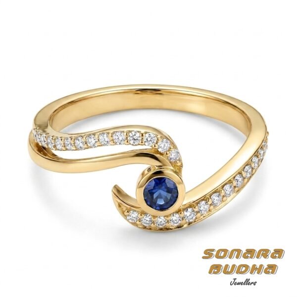 Diamond / Sapphire Ring