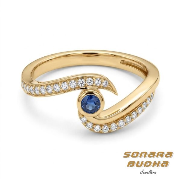 Diamond / Sapphire Ring