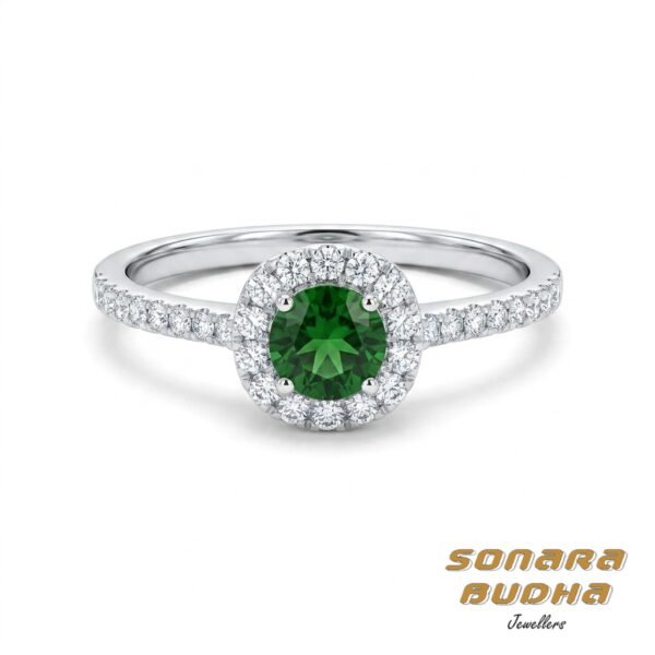 Diamond / Tsavorite Ring