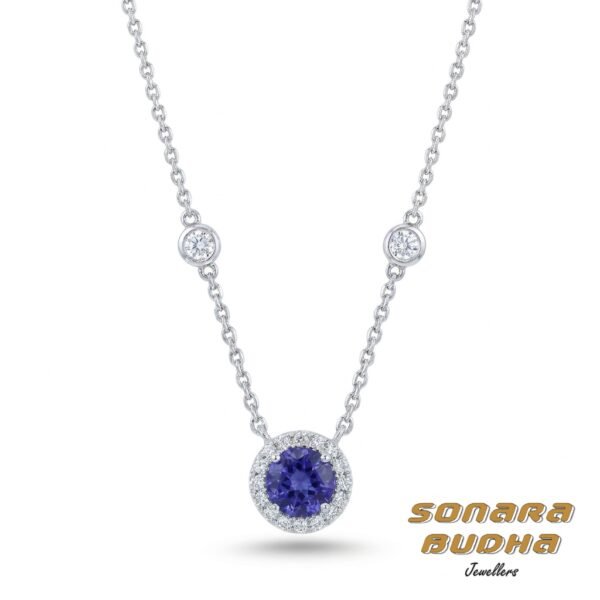 Diamond / Tanzanite Necklace